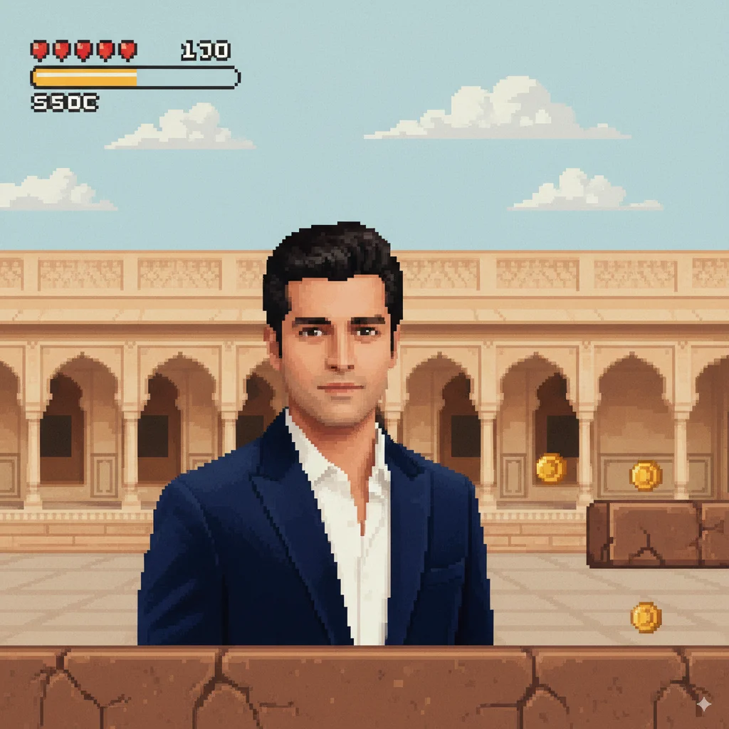 16-Bit Video Game Character